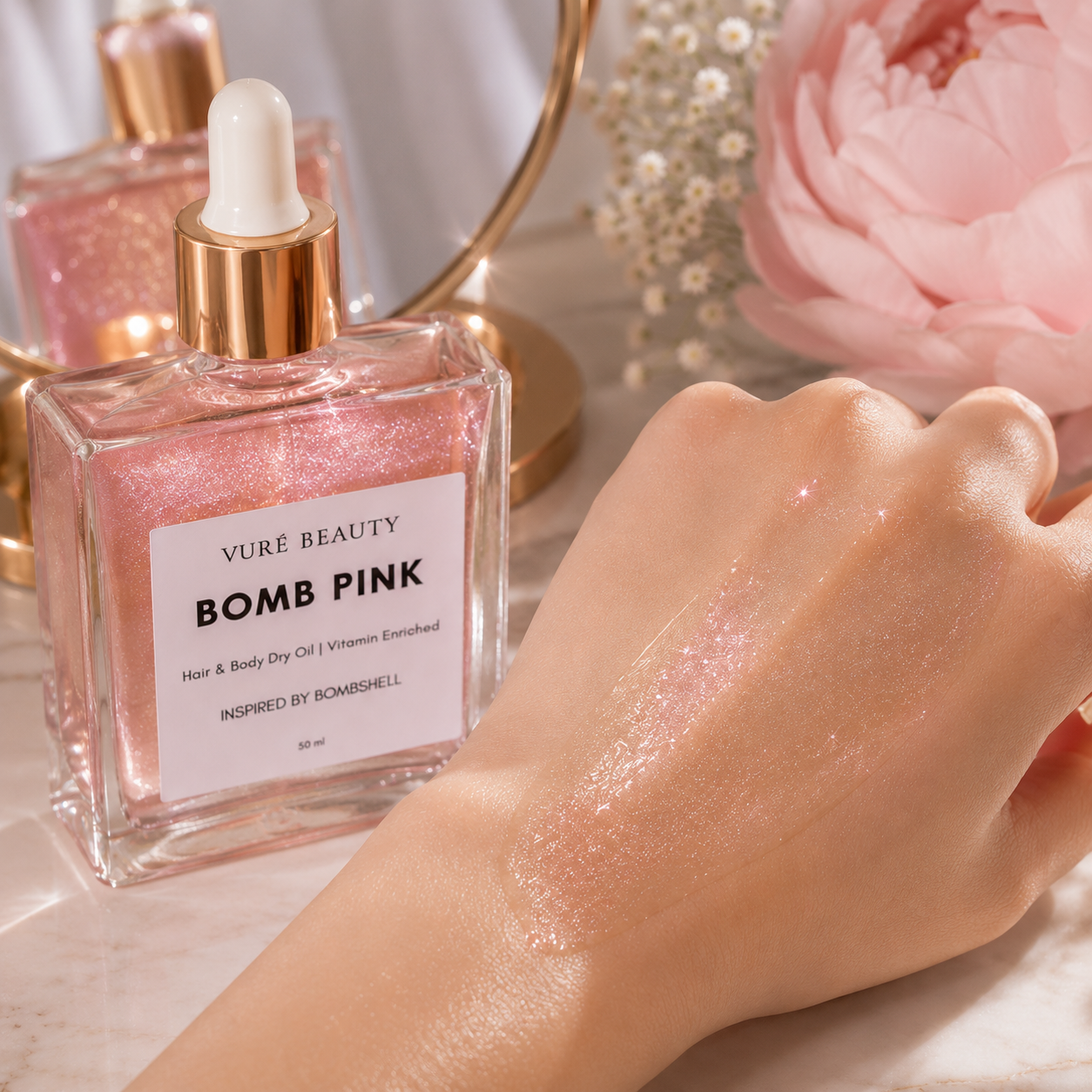 Bomb Pink Dry Oil