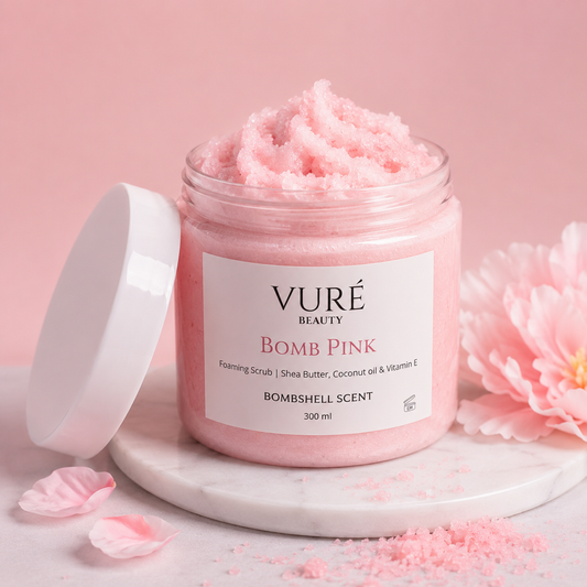 Bomb Pink Foaming Scrub