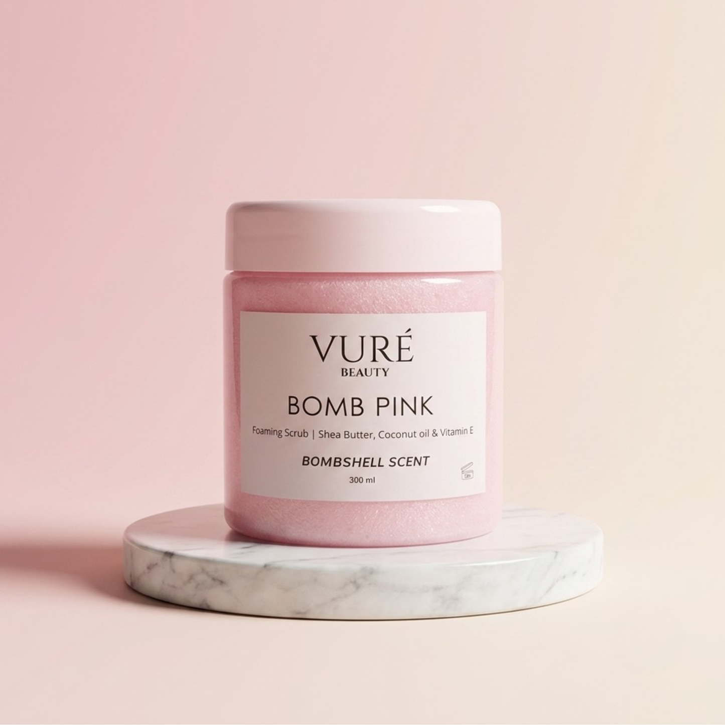 Bomb Pink Foaming Scrub